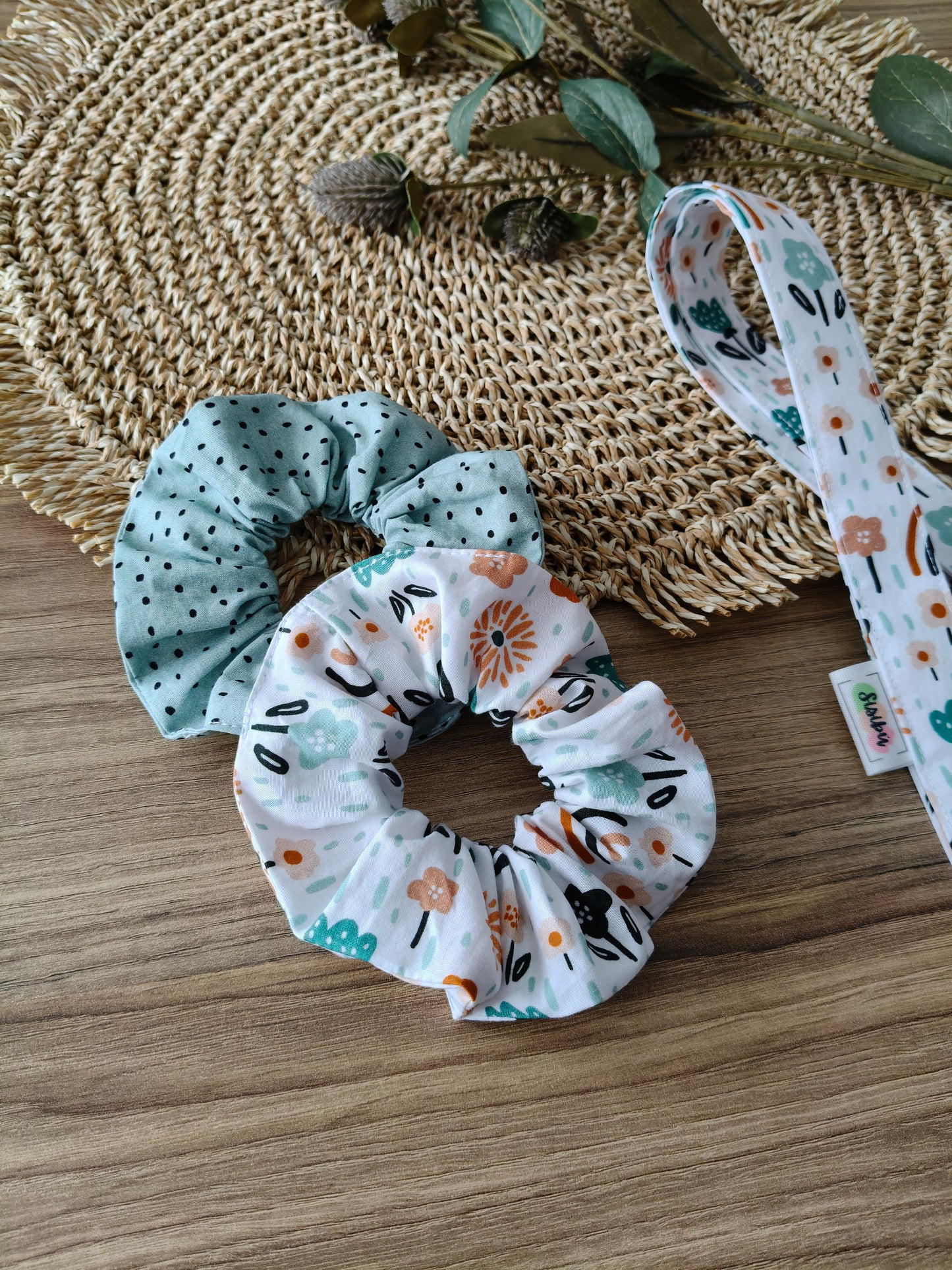 Coletero flores y arcoiris