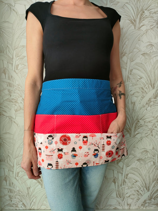 Delantal organizador maestra geishas