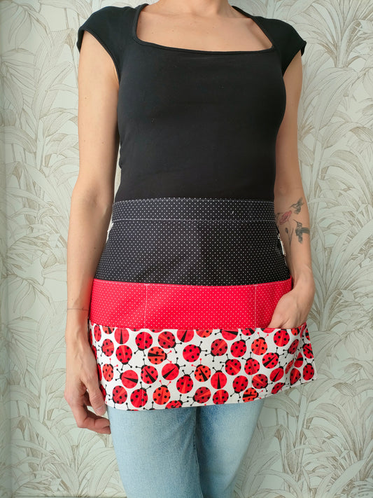 Delantal organizador para maestra mariquitas