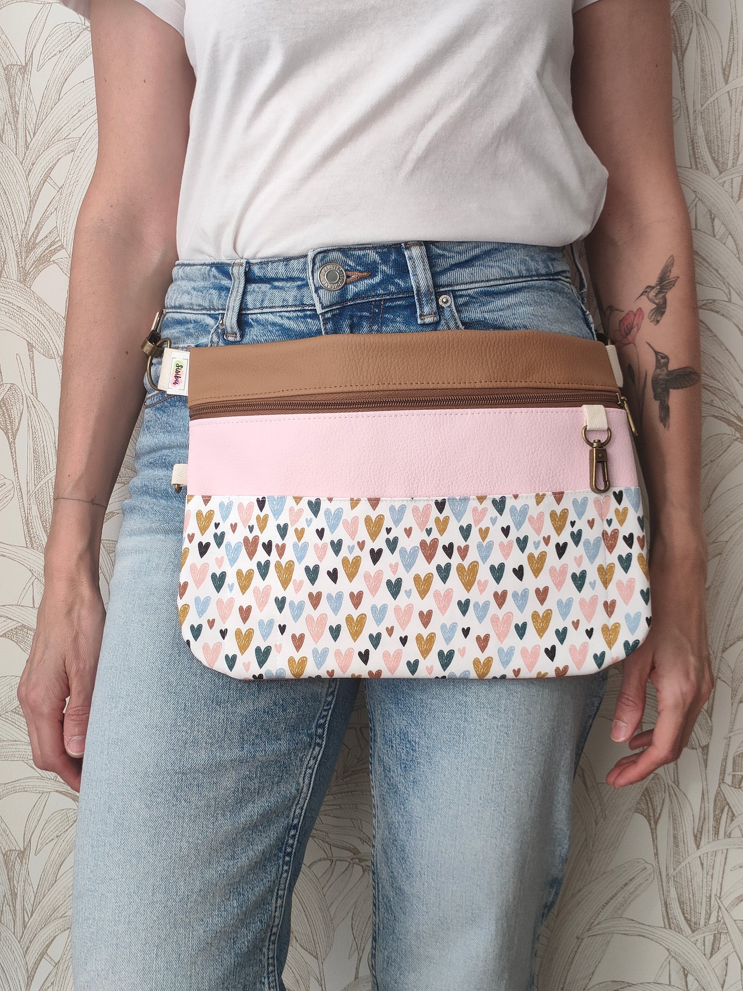 Riñonera Poppins heart