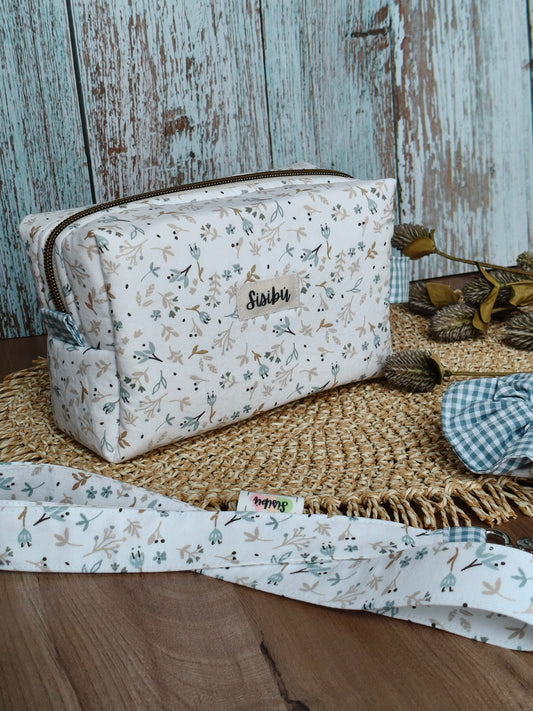 Neceser box floral anís