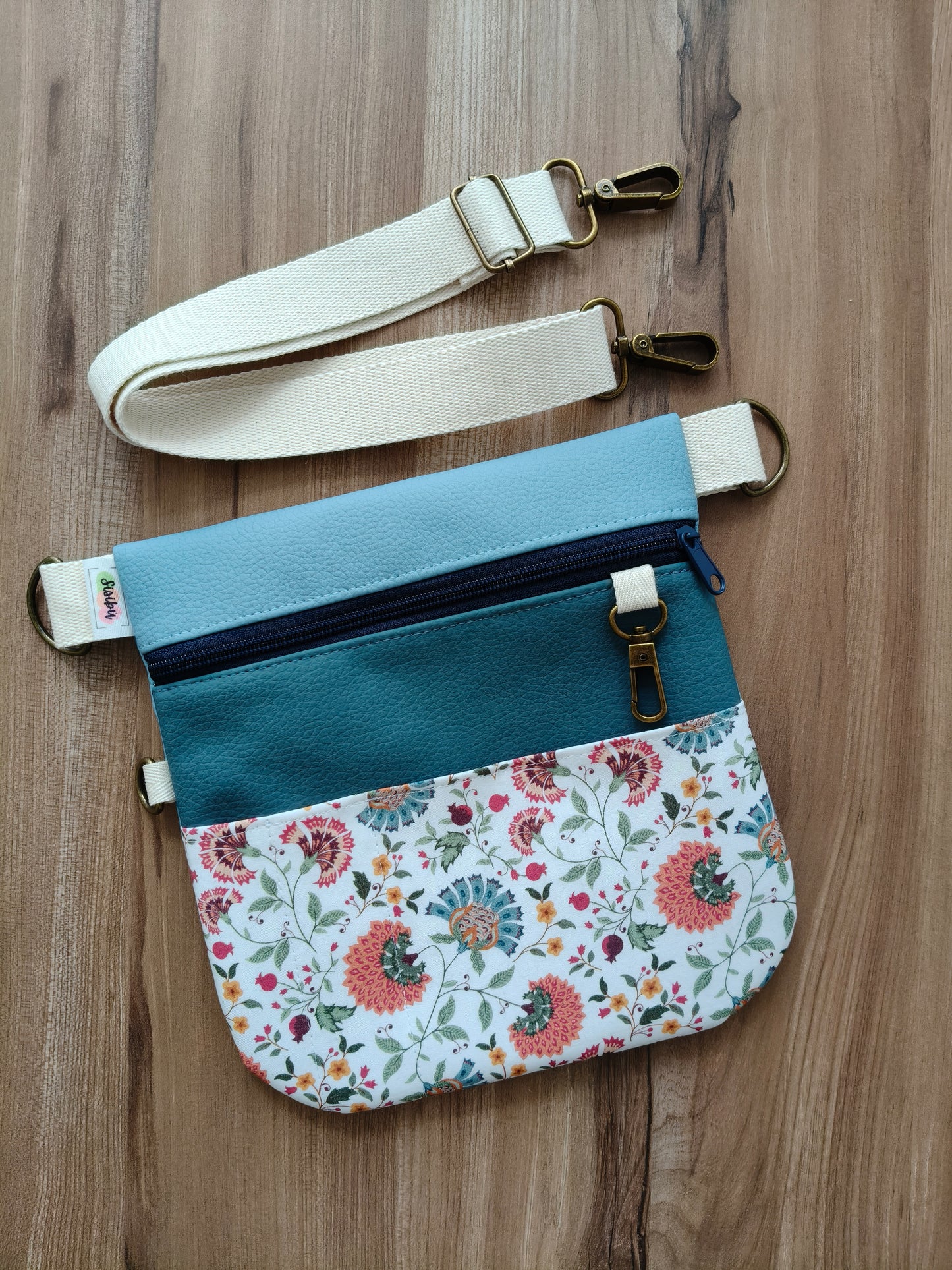 Riñonera organizadora Poppins Jardín vintage