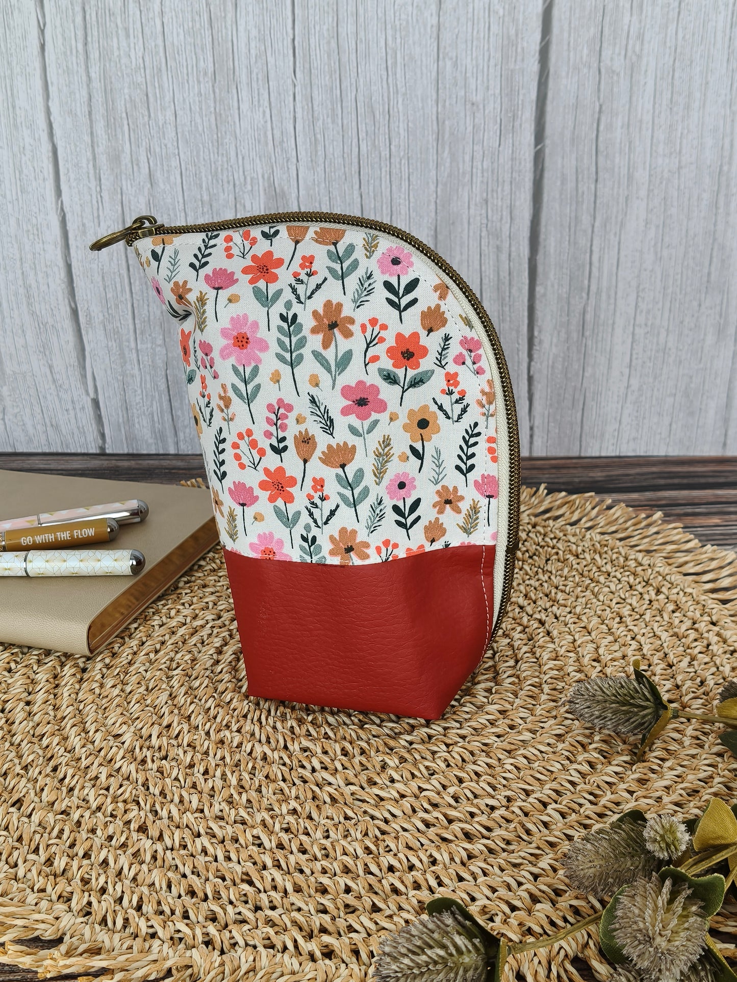 Estuche vertical flora