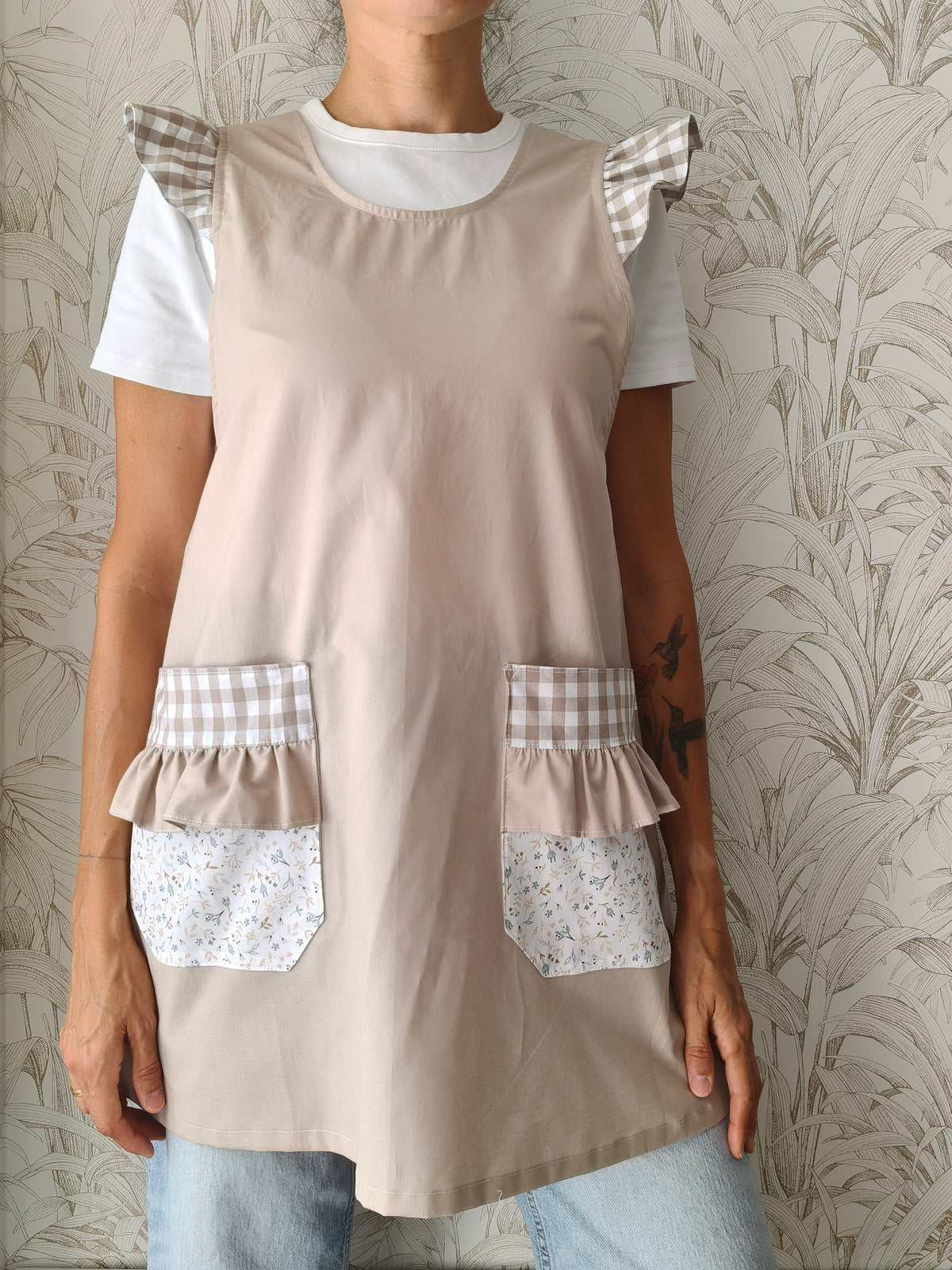 Pichi maestra cruzado anís beige